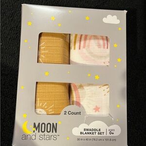 swaddle blanket set 100% cotton gender neutral